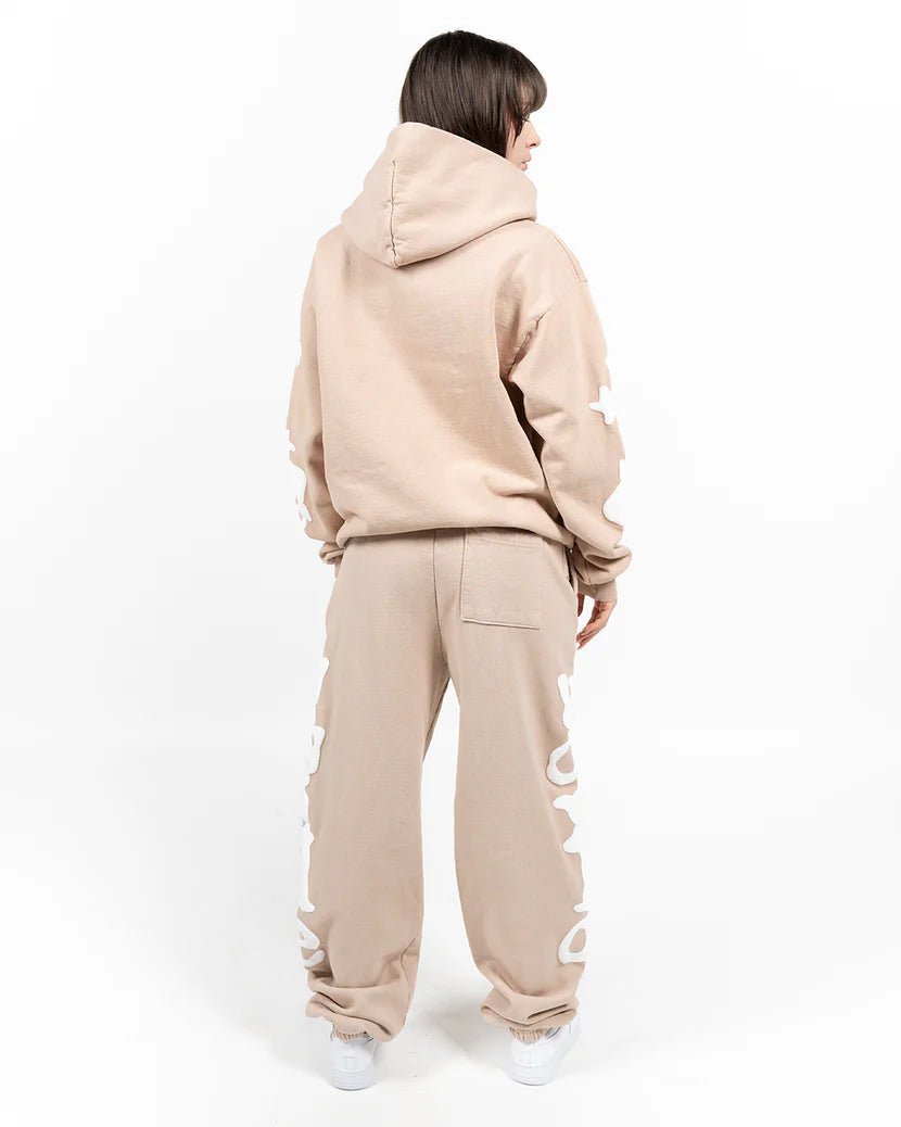 Sp 5 Der Sp5der Beluga Hoodie Sand - S5D - SPBEHS - SAND - apparels