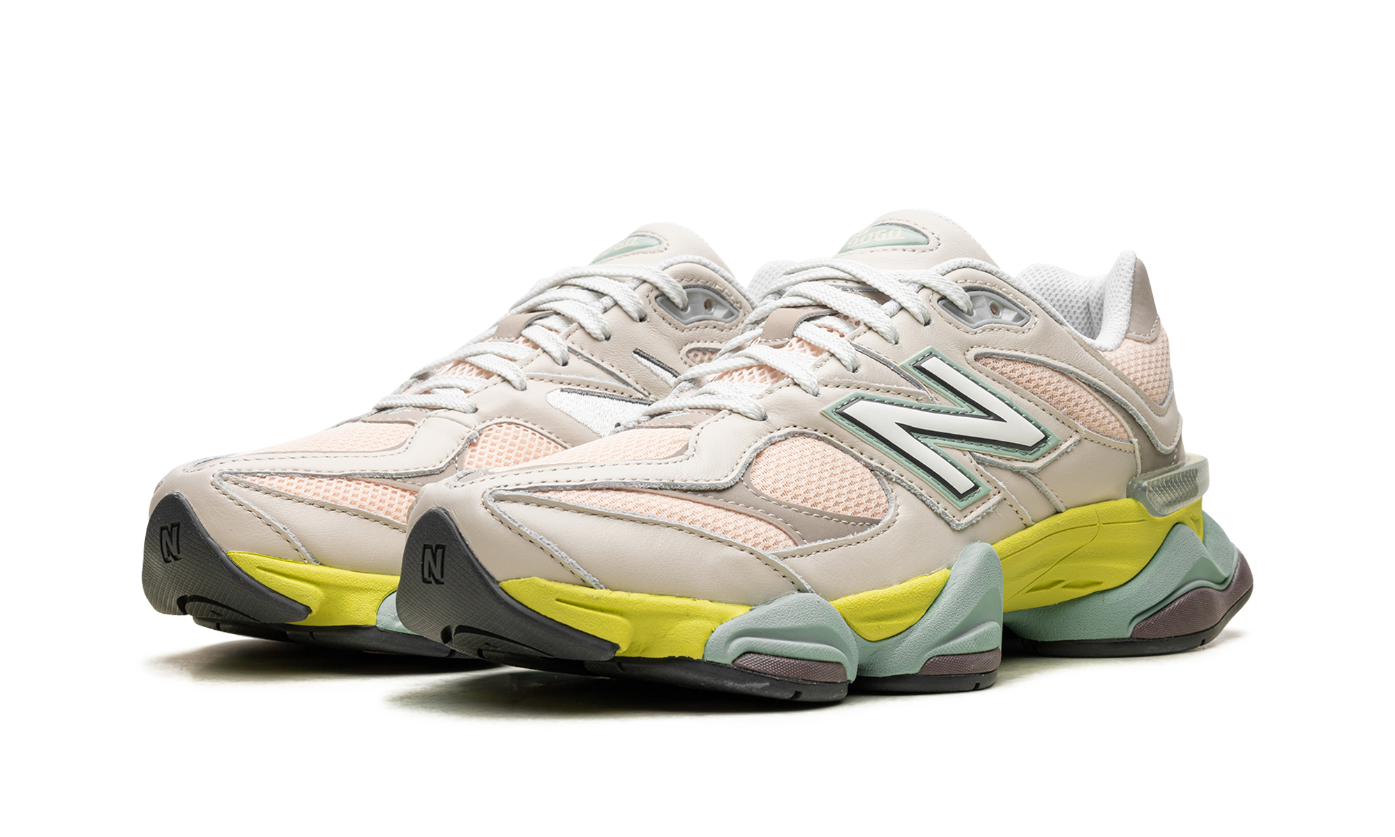 New Balance 9060 Moonbeam Vintage Rose Lime