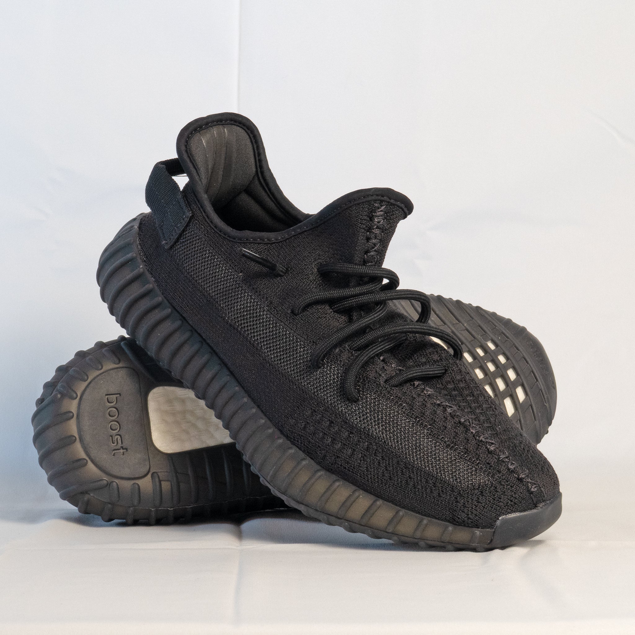 womens black yeezys 350